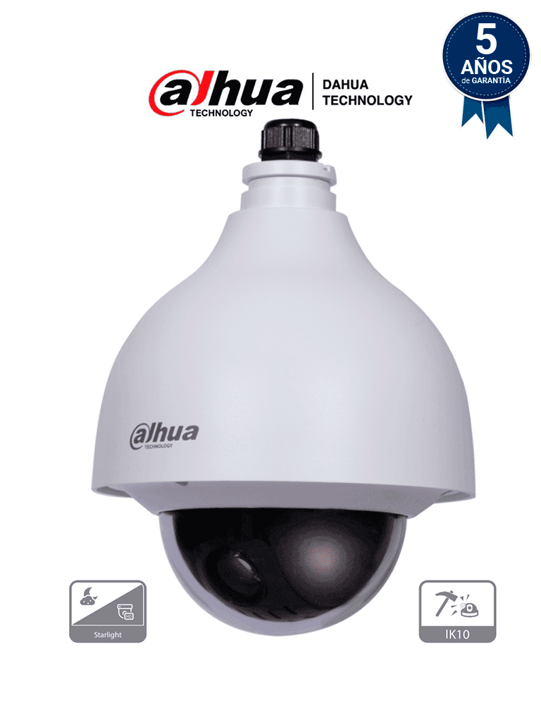 DAHUA SD40215N-HC-LA - Cámara PTZ Antivandalica de 2 Megapixeles/ 15x de Zoom Optico/ Starlight/ WDR Real de 120 dB/ 3D DNR/ IK10/IP67/ 1 Entrada de Audio/ 2&1 E&S de Alarmas/ Soporta Formatos: CVI/TVI/AHD/CVBS DAHUA SD40215N-HC-LA - Cámara PTZ Antivandalica de 2 Megapixeles/ 15x de Zoom Optico/ Starlight/ WDR Real de 120 dB/ 3D DNR/ IK10/IP67/ 1 Entrada de Audio/ 2&1 E&S de Alarmas/ Soporta Formatos: CVI/TVI/AHD/CVBS